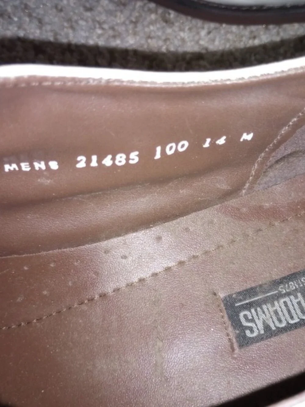 STACY ADAMS es11875 Men`s Shoes size 14M Looks like Crocodile white